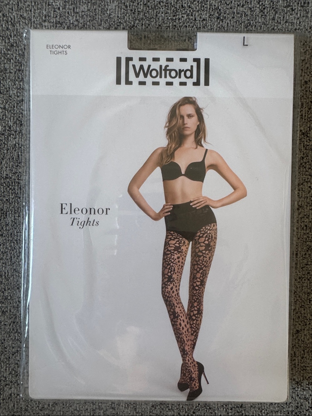 Wolford Gobi/Black Eleonor Tights